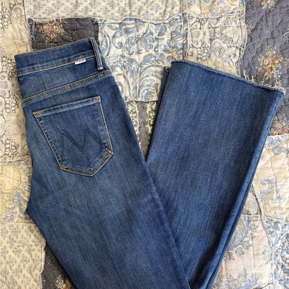 MOTHER Classic Indigo Straight Leg Jeans